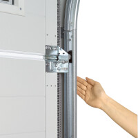 Hörmann - Sektionaltor - Slategrain - L-Sicke - weiß - Breite 2190 mm