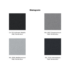 Hörmann - Sektionaltor - Slategrain - L-Sicke - Vorzugsfarben - Breite 4500 mm